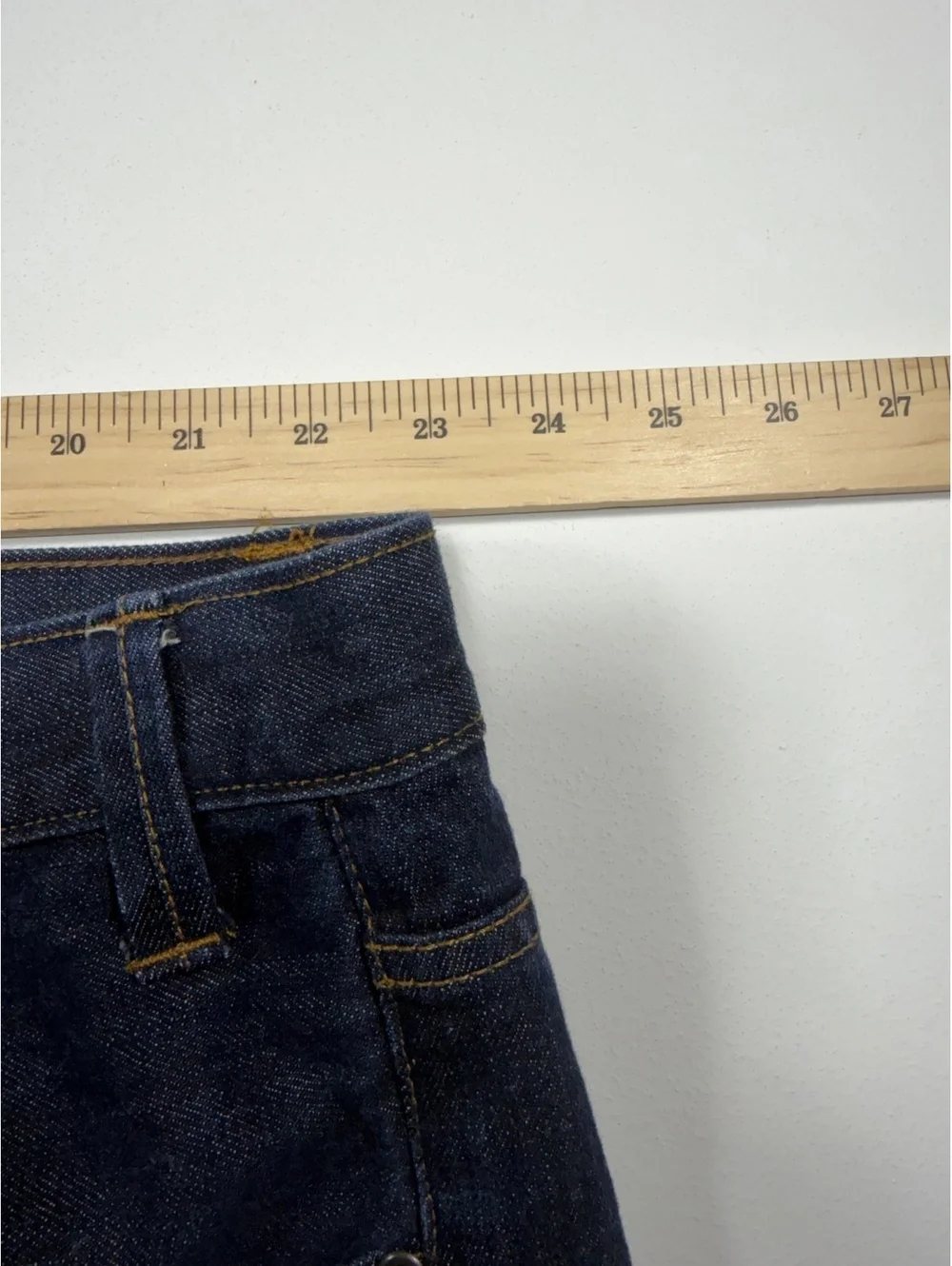 Foundry Supply Co Jeans Mens 46x32 Dark Wash Straight Leg Blue Denim
